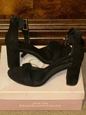 Suede heels
